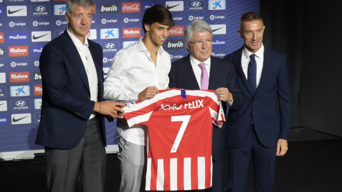 España: Joao Felix se convierte en el fichaje más caro del Atlético de Madrid por 126 millones de euros