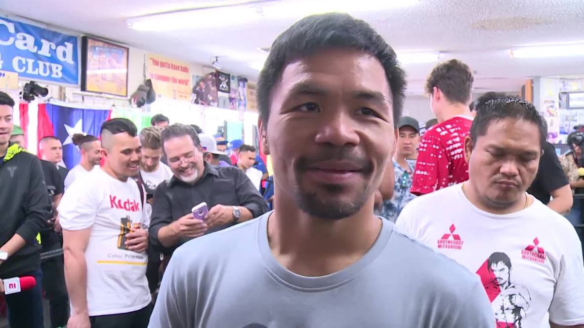 USA: Manny Pacquiao ready for action-packed fight versus Thurman