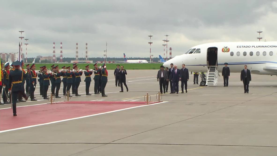 Russia: Bolivian President Morales arrives in Moscow for talks with Putin