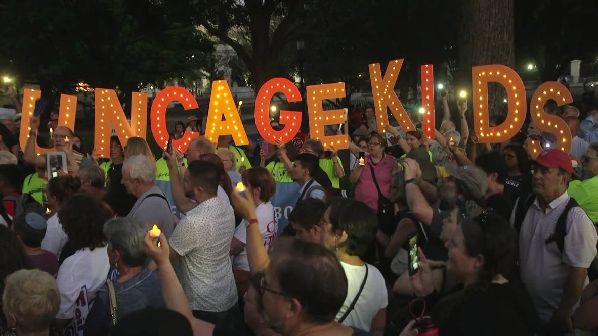 USA: Protesters rally near WH against inhumane conditions in migrant detention centres