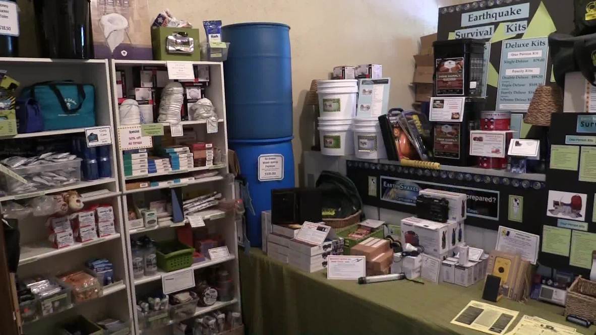 Earthquake survival kits fly off shelves after last week's disaster