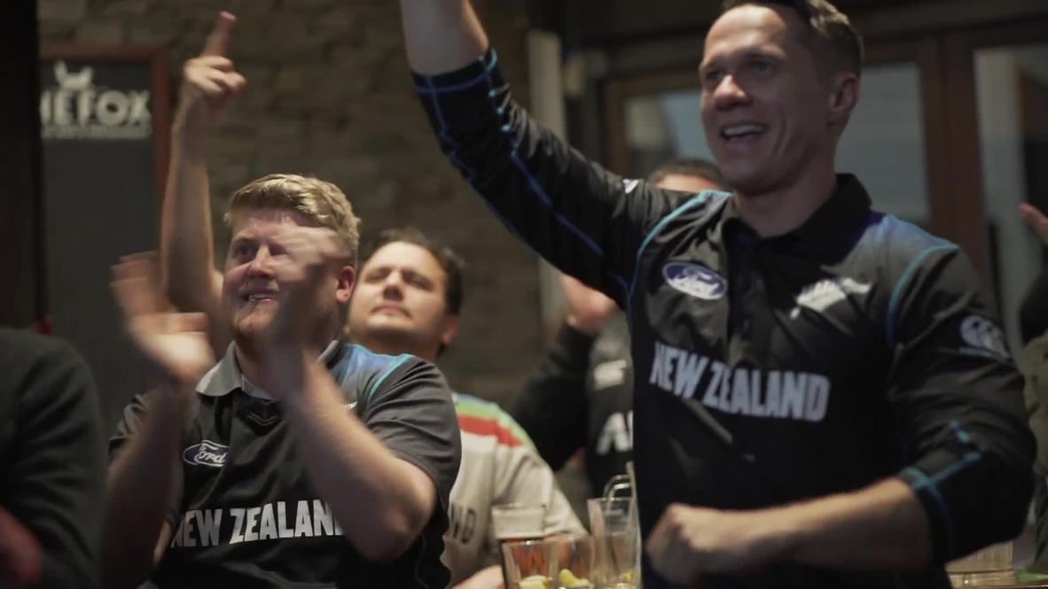 New Zealand: Fans gather in Auckland bar to watch Cricket World Cup Final