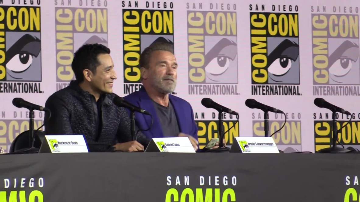 'I need to come back' says 'Terminator' Schwarzenegger at Comic-Con 2019 in San Diego