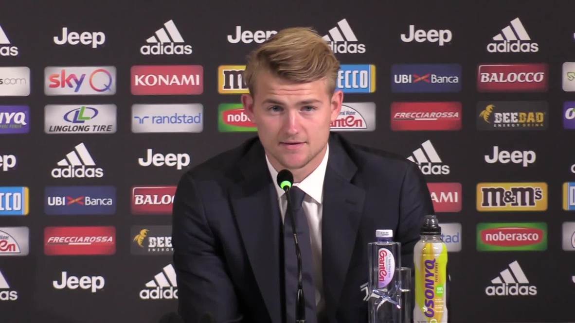 Italia: "Queremos ganarlo todo" - De Ligt tras su fichaje por la Juventus