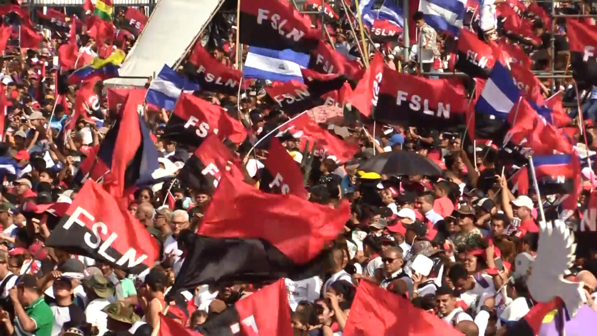 Nicaragua: Miles de personas celebran el 40 aniversario de la Revolución Sandinista