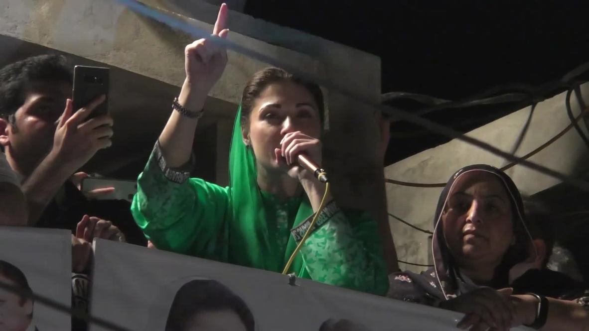 Pakistan: Thousands rally for jailed ex-PM Nawaz Sharif in Faisalabad