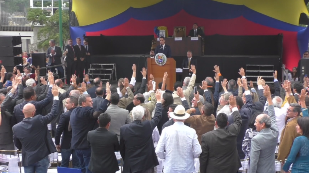 Venezuela: Opposition-led assembly rejoins treaty endorsing military intervention