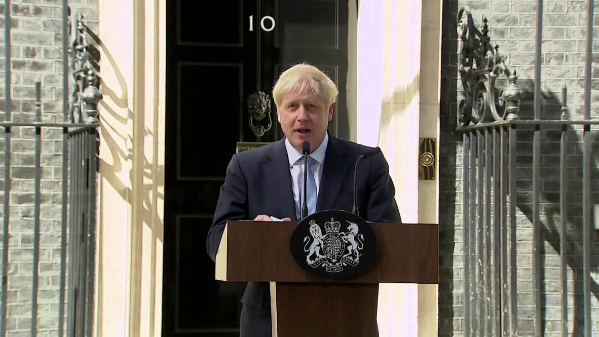 Reino Unido: En su debut como primer ministro, Johnson promete que la salida de la UE será "sin peros"