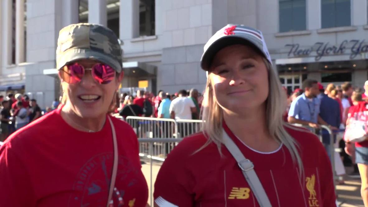 EE.UU.: Hinchas del Liverpool toman Nueva York antes del partido contra el Sporting de Lisboa