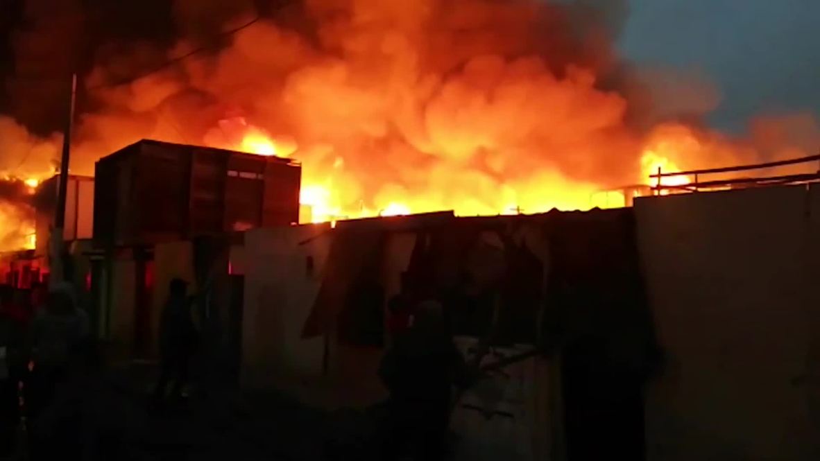 Perú: Más de 200 viviendas afectadas por un devastador incendio en El Callao
