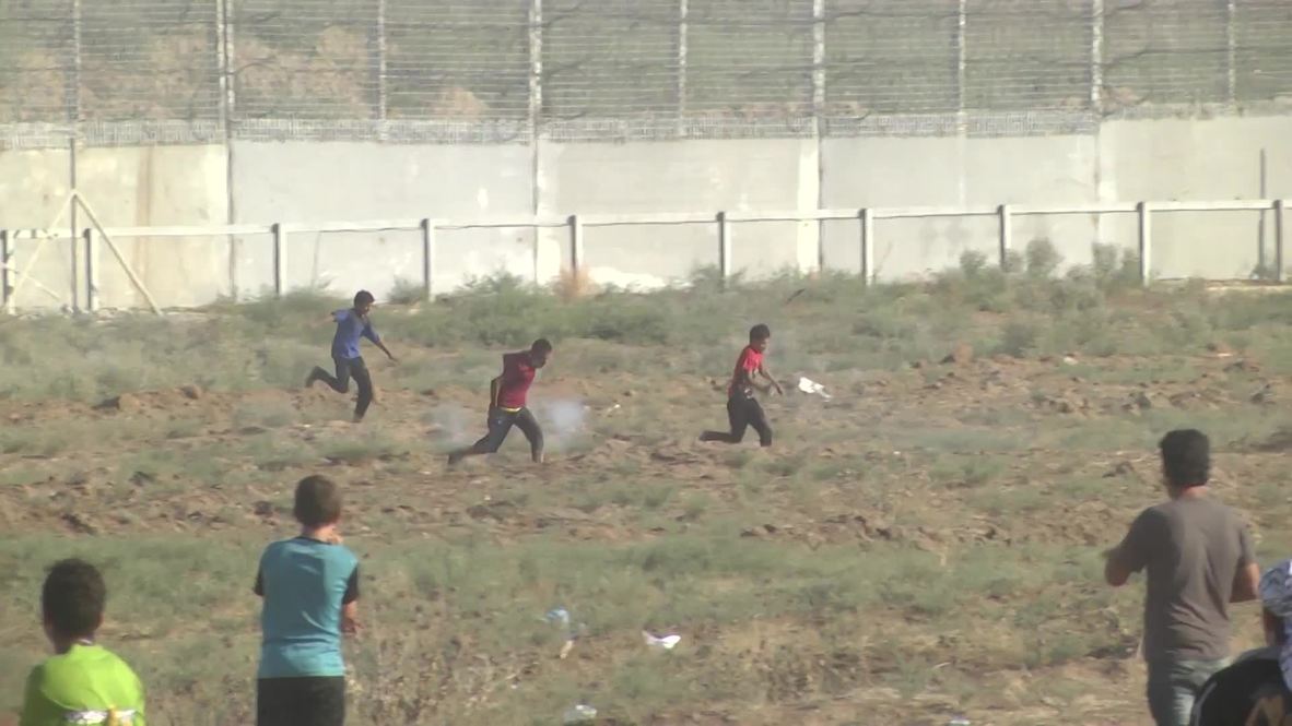 Palestina: Fuerzas de Israel hieren a decenas de manifestantes que protestaban en la Franja de Gaza