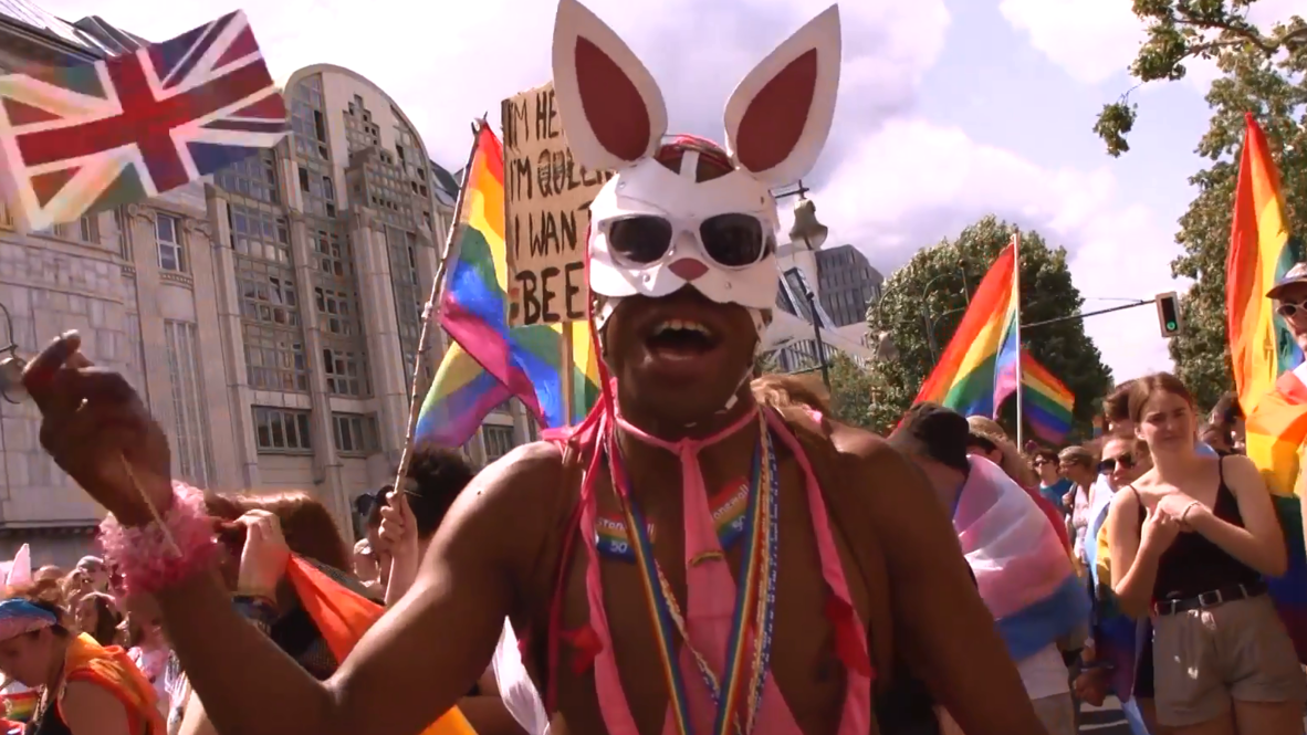 Berlin bursts with rainbow colours as Pride Parade hits streets