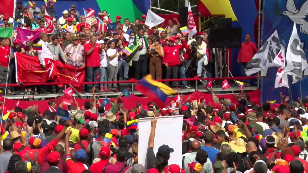 Venezuela: Miles de personas asisten a la 25ª marcha del Foro de Sao Paulo