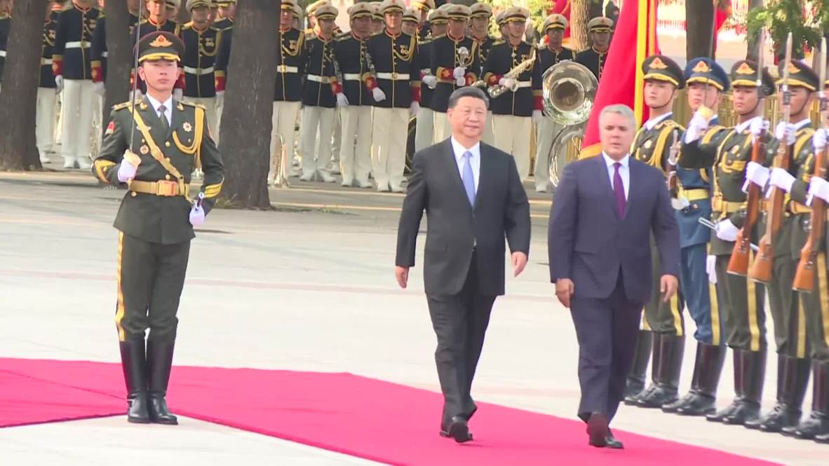 China: Xi receives Colombia's President Duque in Beijing
