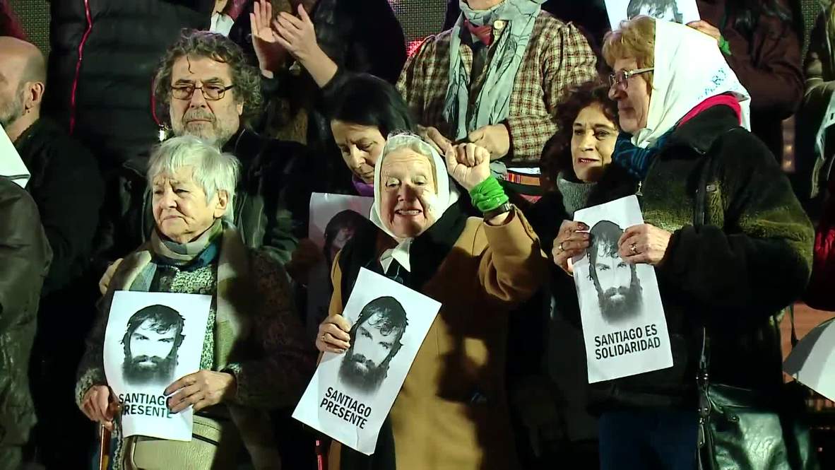 Argentina: Thousands march in Buenos Aires for slain activist Maldonado