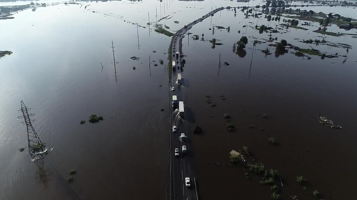 Russia: Federal highway reopened in Siberia after major flooding