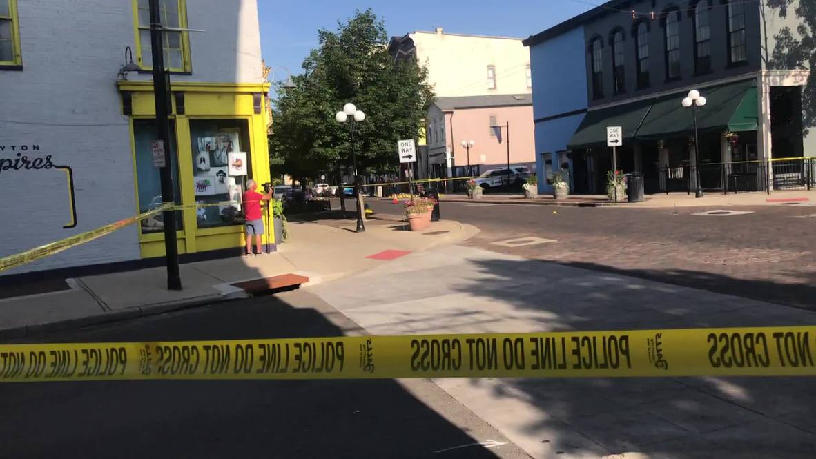 USA: Scene of deadly shooting sealed off in central Dayton