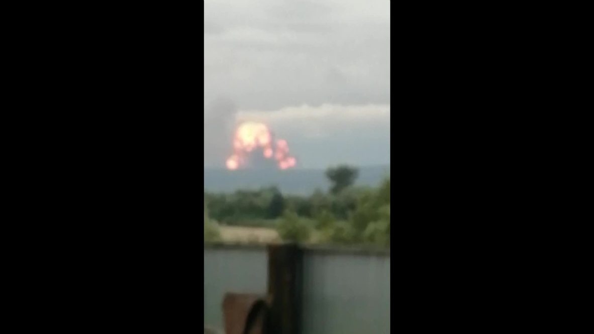 Russia: Explosions rock arms depot in Siberia
