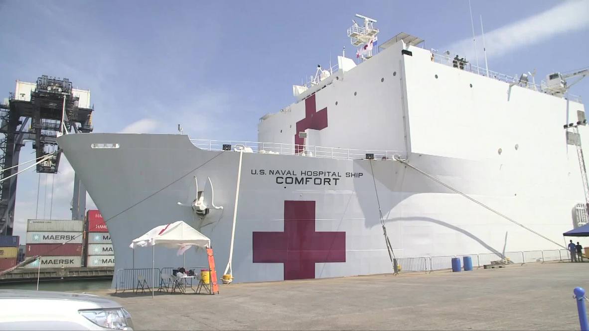Panama: US hospital ship provides medical care to Venezuelan migrants