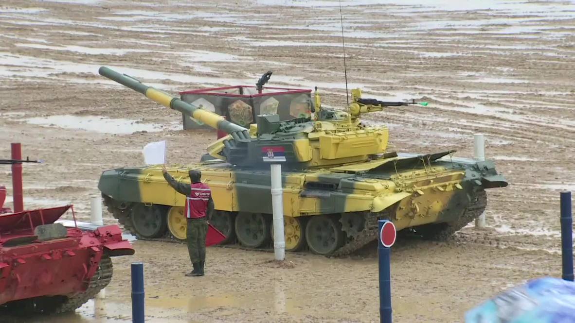 Russia: Tank biathlon semi-finals kick off at Army Games-2019