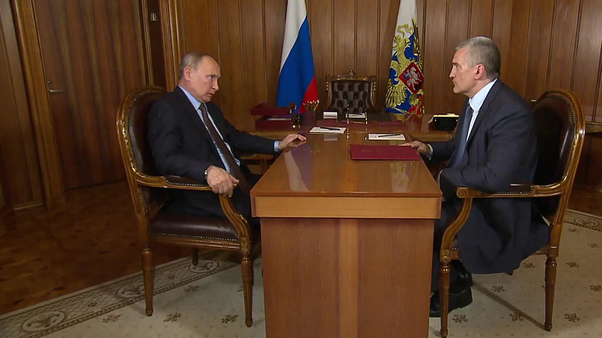 Россия: "Рывок сделан", – глава Крыма рассказал Путину о ситуации в Республике