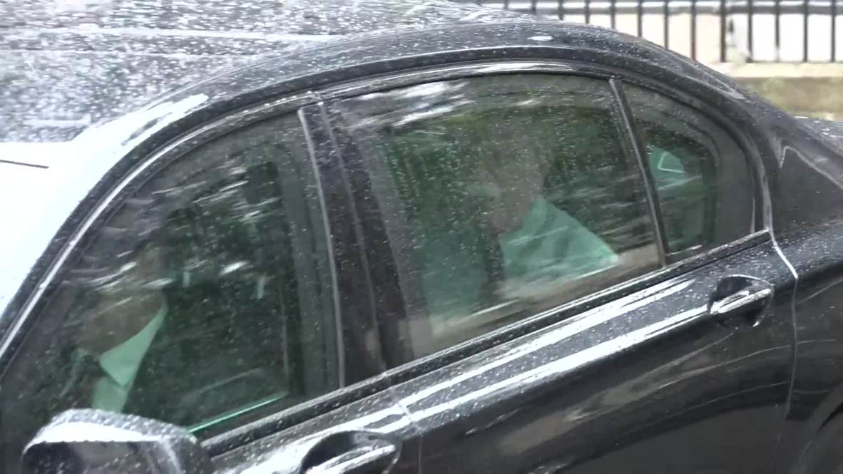 UK: Bolton leaves Downing Street after meeting with senior officials
