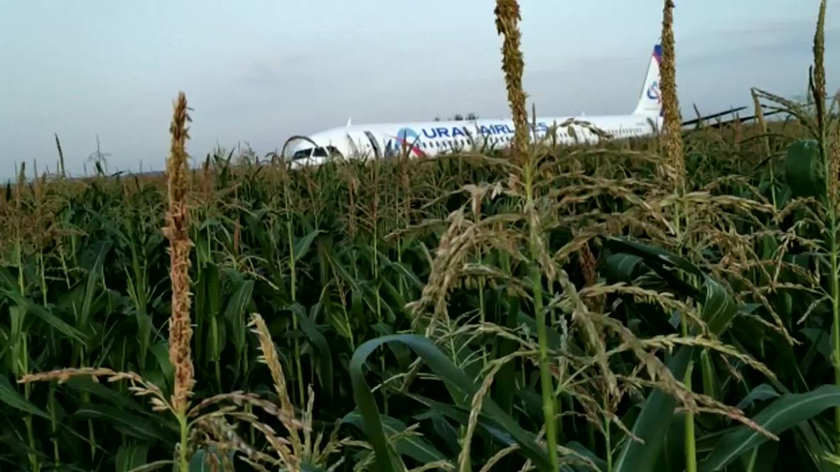 Russia: Ten people injured during plane belly landing in Moscow Region – EMERCOM