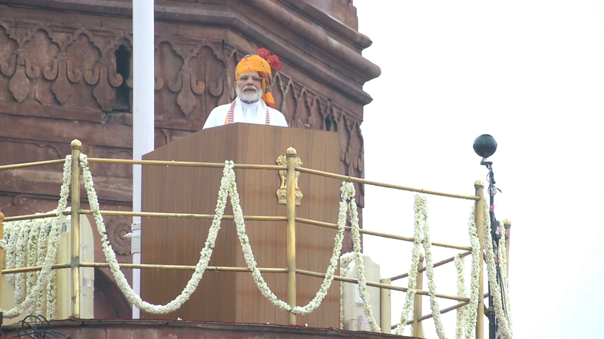India: Modi hails decision on Kashmir at Independence Day celebration