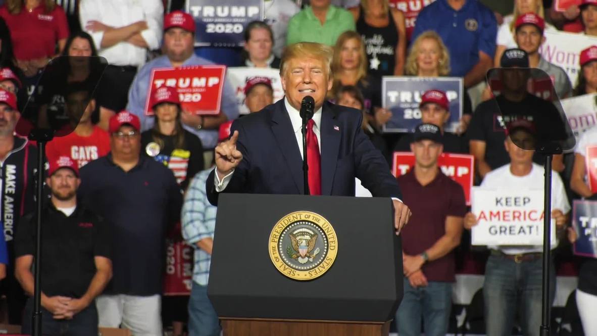 USA: Trump dismisses Democrats 'Nazi' comparison at 2020 campaign rally