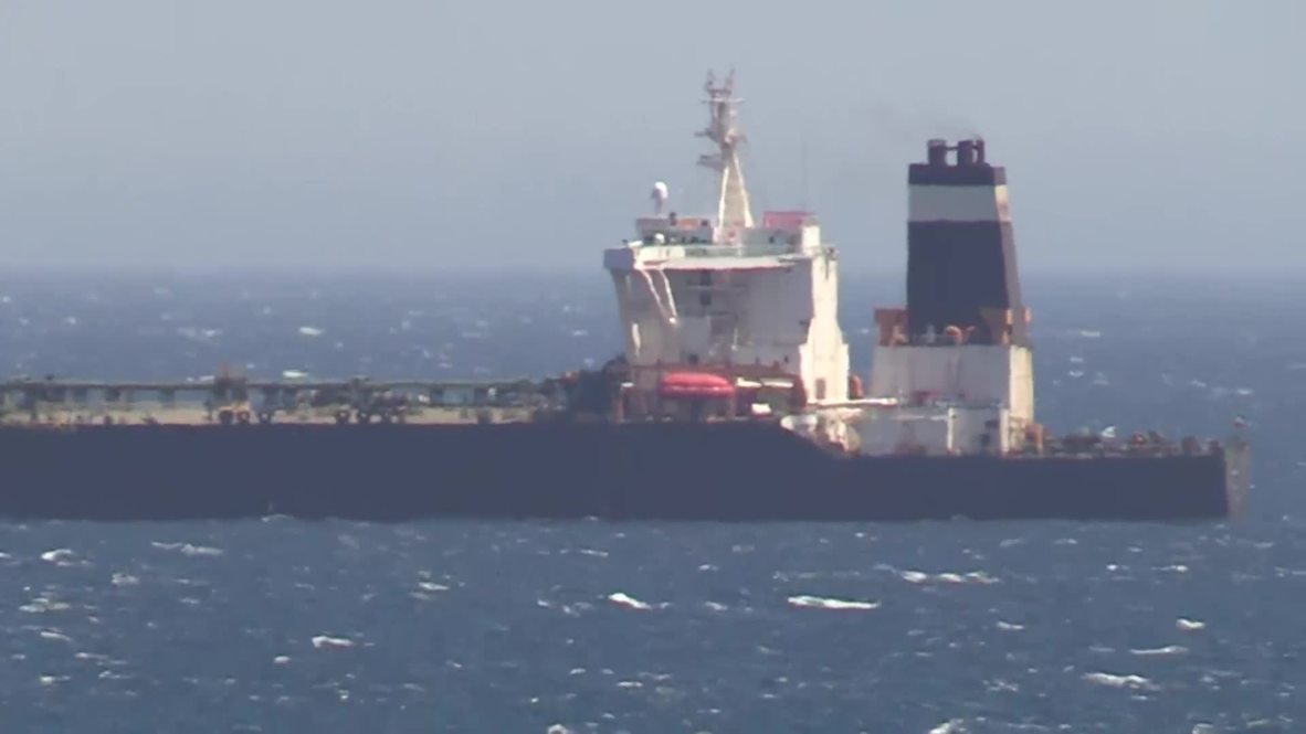 Gibraltar: El petrolero liberado iza la bandera iraní y cambia su nombre