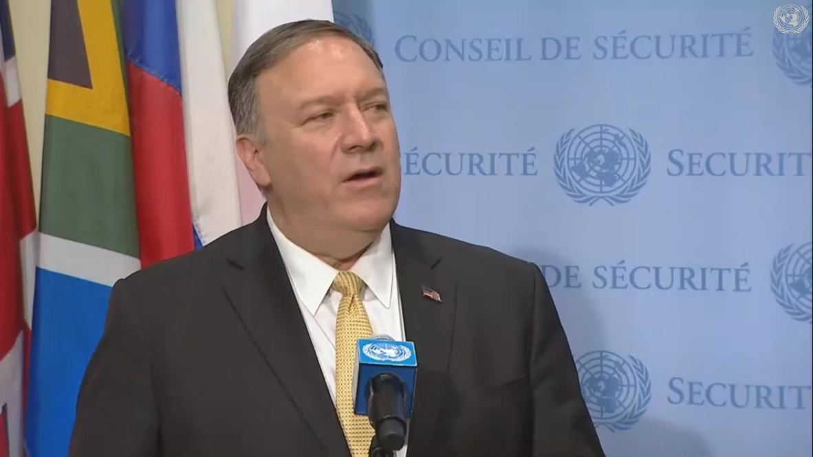 UN: US will take 'every action' to prevent Iranian oil from reaching Syria - Pompeo