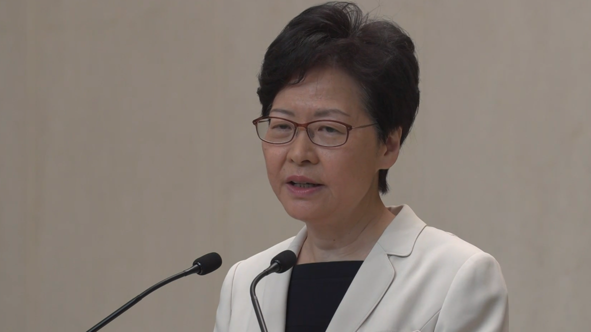 Hong Kong: Chief Executive Lam pledges to 'stamp out' violence if it continues
