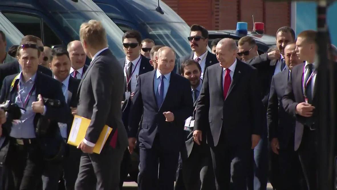 Russia: Putin and Erdogan open MAKS 2019 air show ahead of talks on Syria, Ukraine