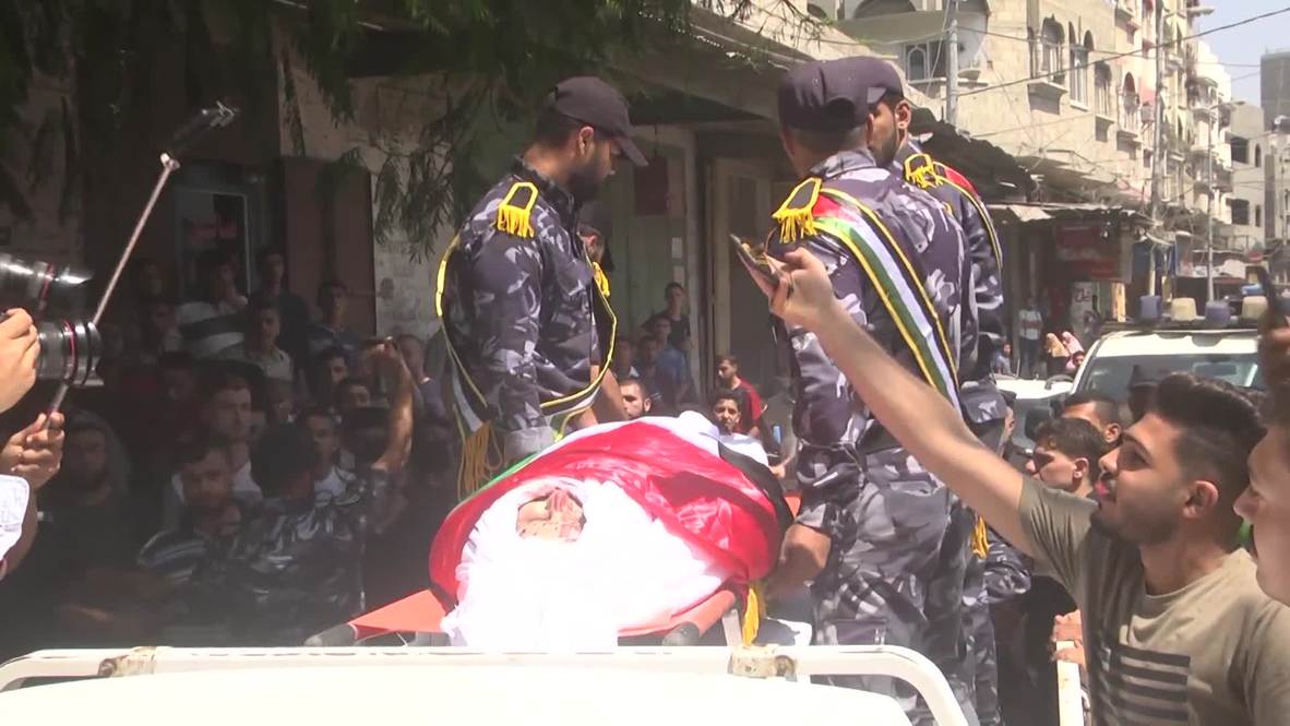 State of Palestine: Thousands mourn slain police officers in Gaza City
