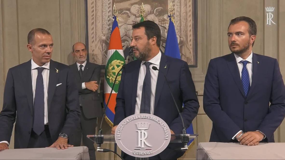 Italy: Salvini says Italians held hostage by MPs 'afraid of losing their chair'