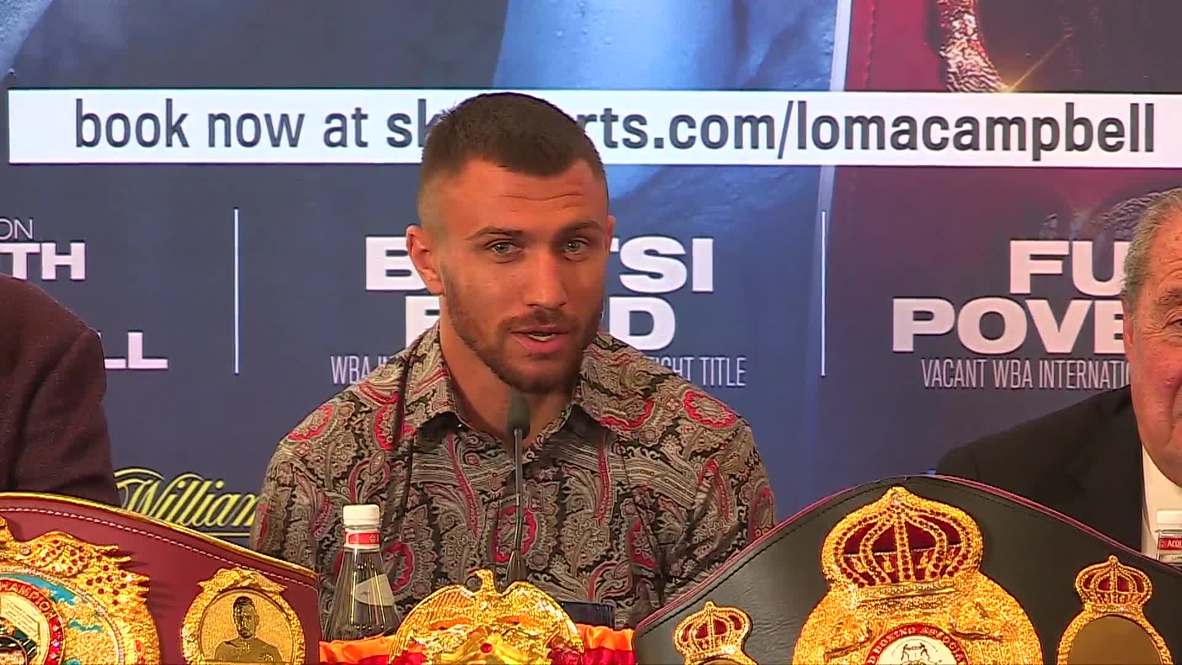 UK: Boxing champs Campbell, Lomachenko share thoughts on upcoming fight