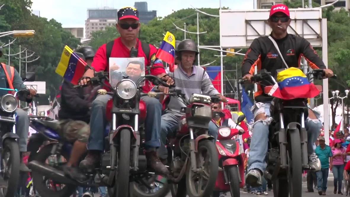 Venezuela: Protesters chant ‘No More Trump!’ during march through Caracas