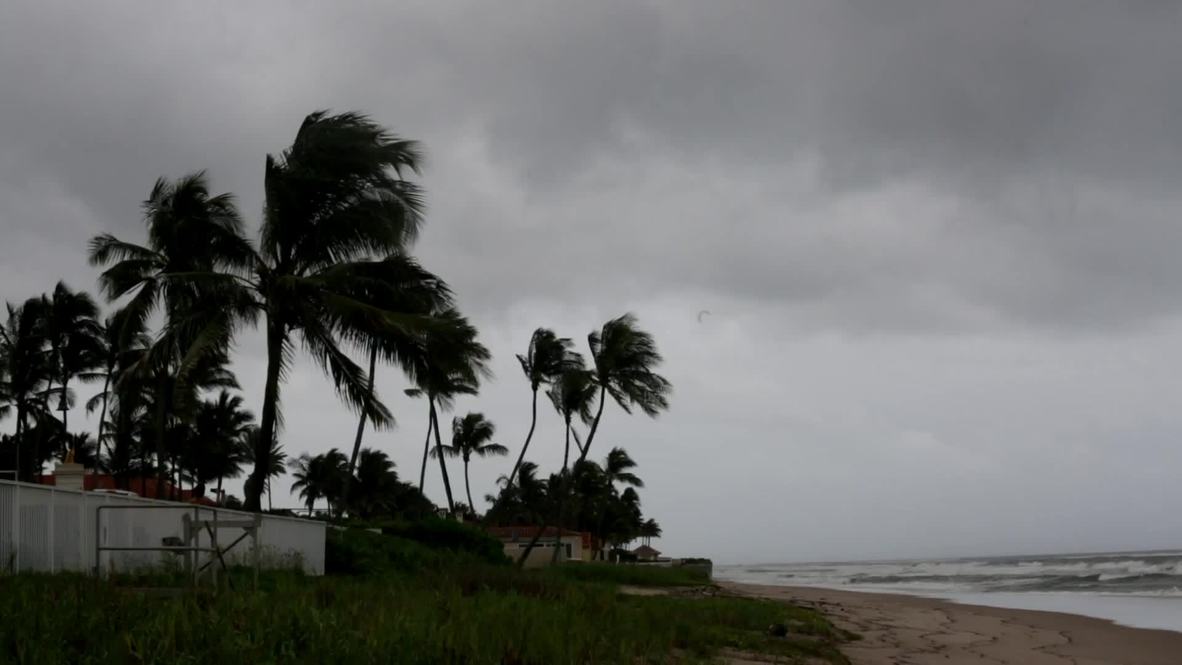 USA: Florida's West Palm Beach braces for Hurricane Dorian landfall