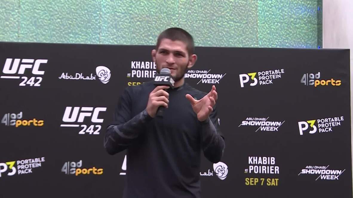 الإمارات العربية المتحدة: حبيب وبوارييه يستعدان للنزال المرتقب على لقب (UFC 242)