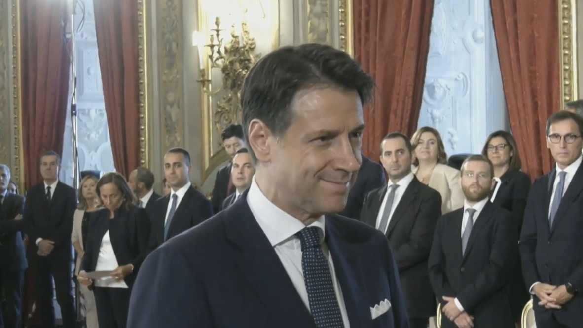 Italy: PM Conte swears in new government coalition in Rome