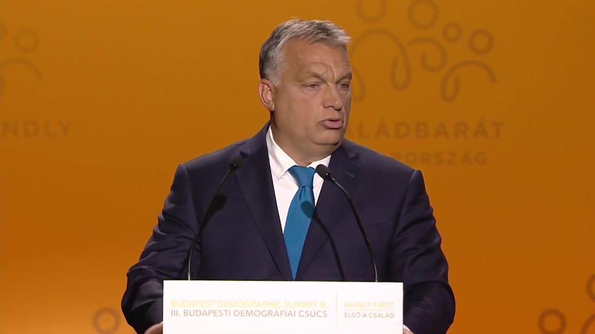 Hungría: Orban dice que la "migración" no puede detener el "declive demográfico de Europa"