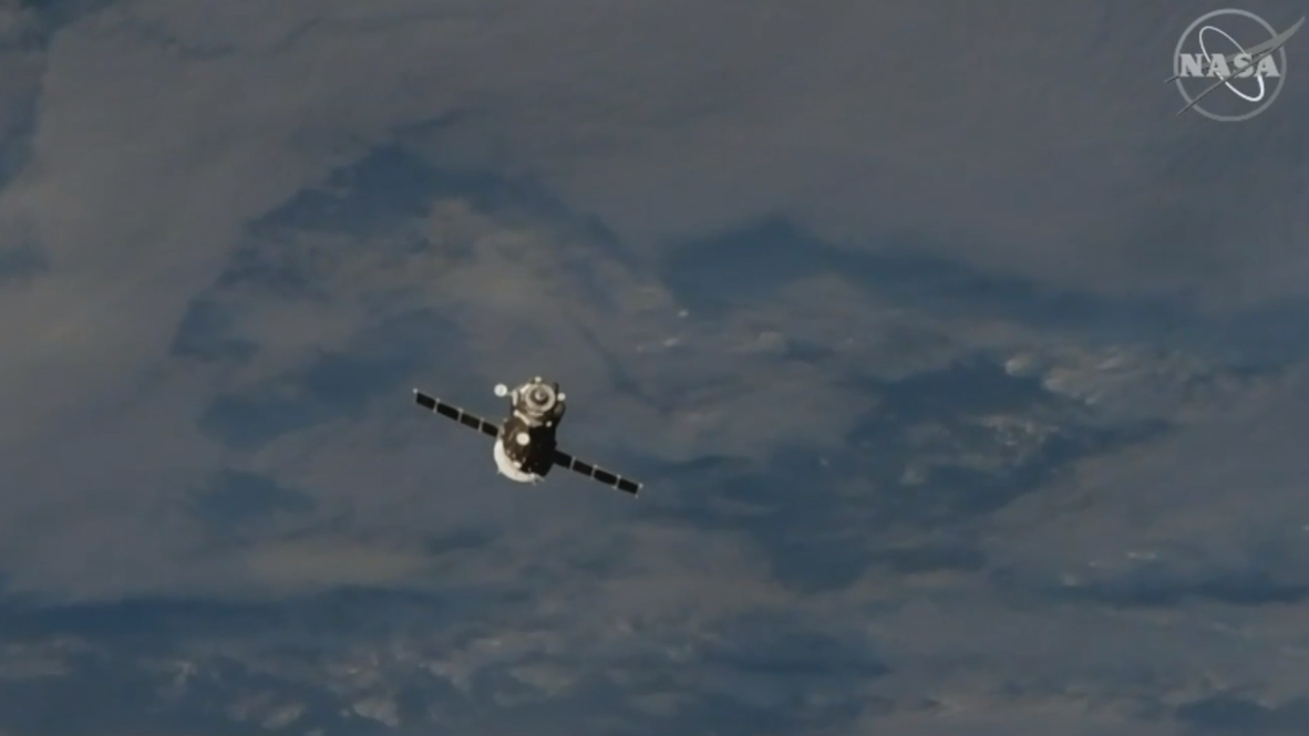 EEI: Nave no tripulada Soyuz MS-14 se desacopla con éxito de la Estación Espacial Internacional