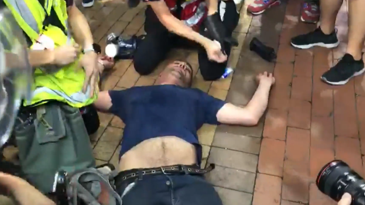 Hong Kong: People injured as Hong Kong protests continue