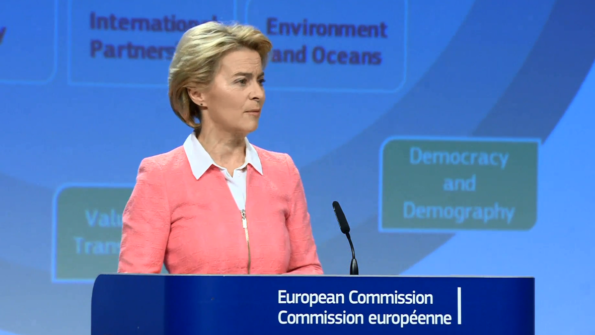 Belgium: Von der Leyen presents new EU Commission