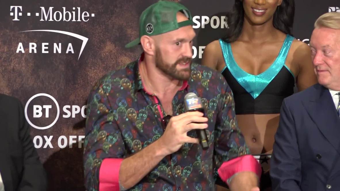 USA: Tyson Fury doesn't underestimate 'unknown' Otto Wallin