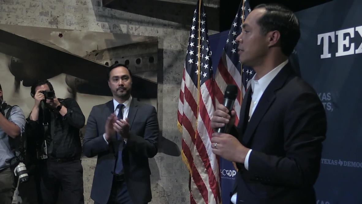 EE.UU.: Los candidatos demócratas Booker, Castro y Yang debaten en Houston