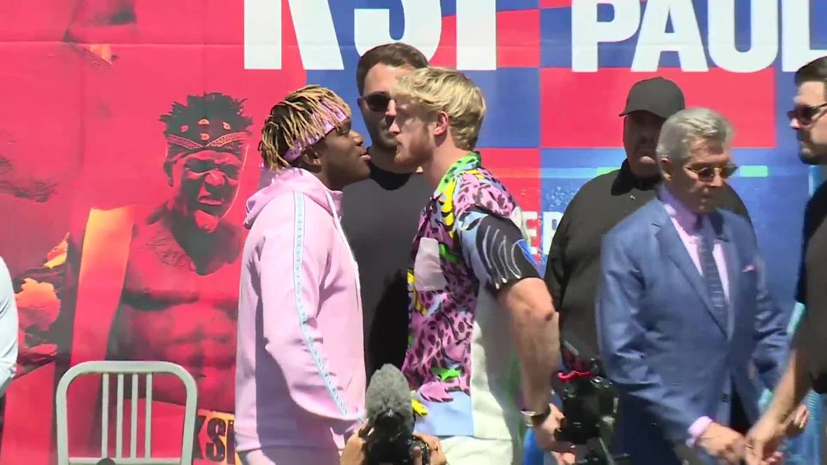 USA: Youtuber Logan Paul predicts 'first round knock-out' at upcoming KSI rematch
