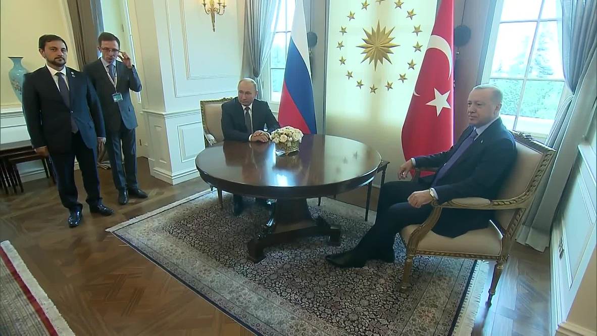 Turkey: Erdogan, Putin hold bilateral talks ahead of Syria summit