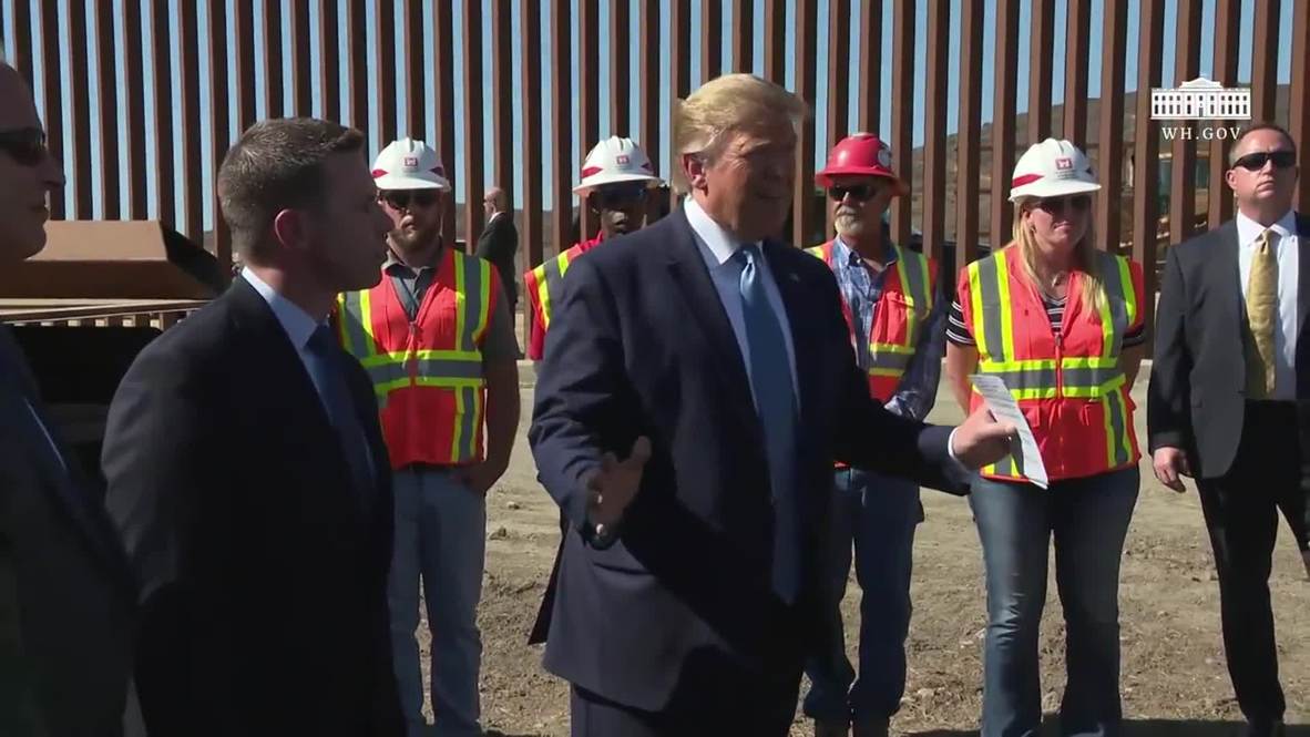EE.UU.: Presidente Trump presenta sección del muro fronterizo en San Diego