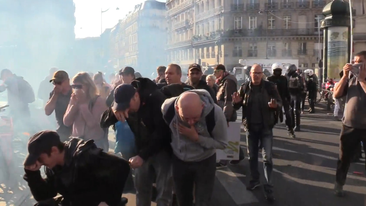 France: Tear gas flies as 'Yellow Vests' protests enter 45th week